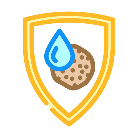 rust resistant color icon vector illustrationのイラスト素材
