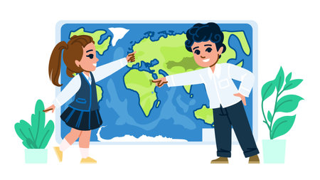 biomes geography school education vectorのイラスト素材