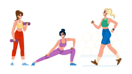 champion sportswoman vectorのイラスト素材