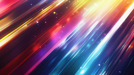 Abstract speed light lines flowing technology background illustration