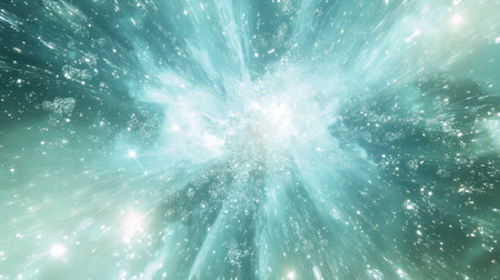Expanding cosmic energy burst abstract background