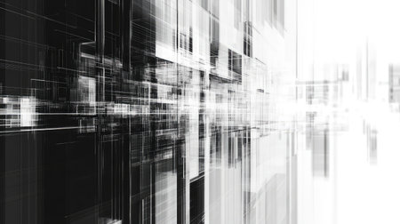 Abstract digital network architecture data connection concept