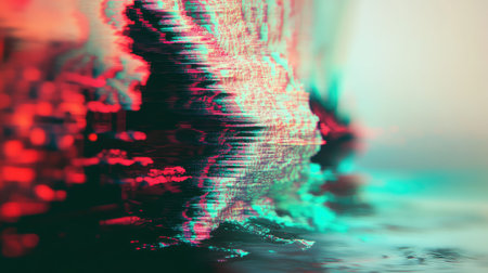 Digital glitch pixel art background creating distorted texture