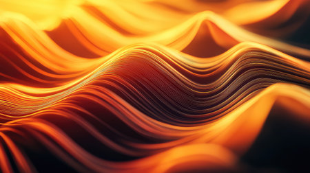 Abstract flowing lines creating energy wave background