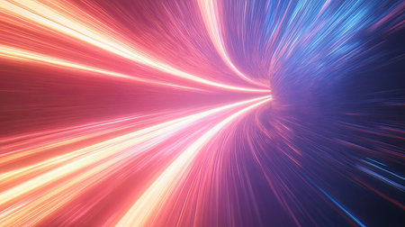 High speed data moving in abstract light tunnel