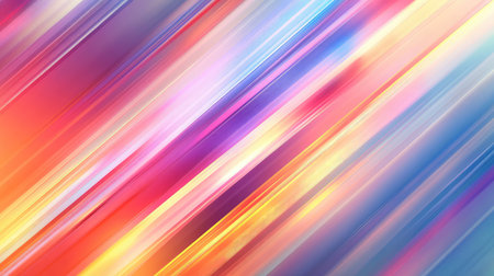 Vibrant dynamic diagonal lines creating abstract motion background