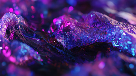 Abstract texture with shimmering purple blue light creating backgroundの写真素材