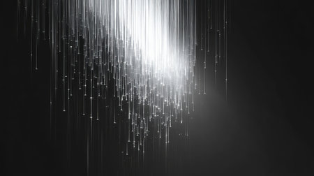 Digital data streaming connecting network abstract technology