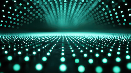 Digital data network connecting futuristic technology background