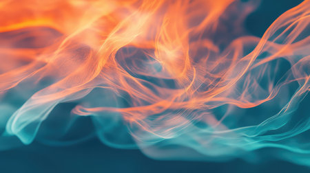 Abstract flowing energy waves creating a dynamic movement