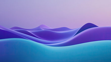 Abstract undulating waves creating smooth color gradient background