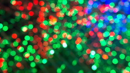 Festival bokeh in green and red.の写真素材