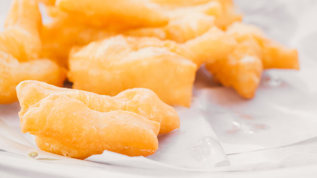 Patongko morning set in thai homestay.の写真素材