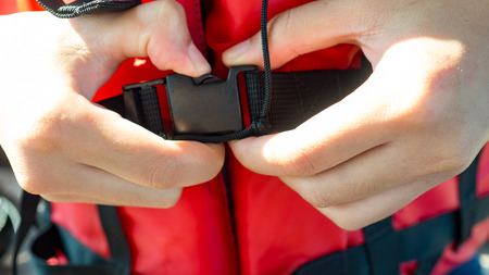 Protection belt of life jackets.