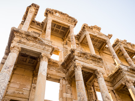 SELCUK, IZMIR, TURKEY -  SEPTEMBER 13 2016: Ephesus was an ancient Greek city on the coast of Ionia. UNESCO World Heritage Site.のeditorial素材