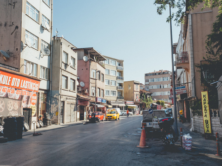 Zeytinburnu, Istanbul, Turkey - September 17, 2016: Working class neighborhood city in Istanbul.のeditorial素材