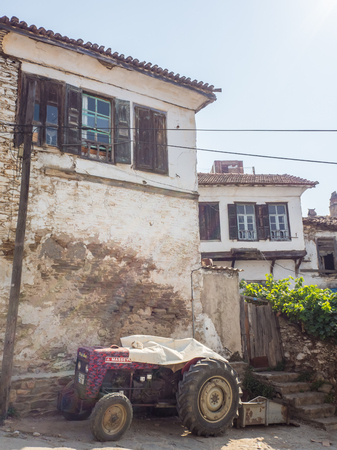 SIRINCE, SELCUK, TURKEYâ SEPTEMBER 13 2016: Sirince is a Greek village of 600 inhabitants in Ä°zmir Province, Turkey, located about 8 kilometres east of the town Selcuk.のeditorial素材