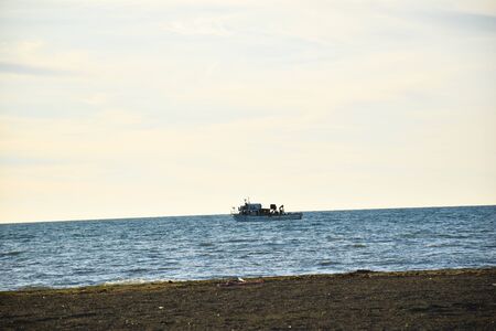 boat white and seaのeditorial素材