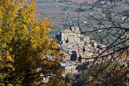 medieval castle viewの写真素材
