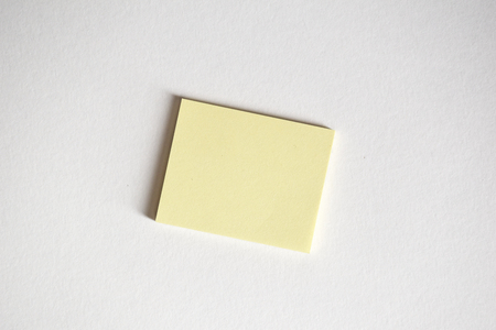 Yellow tickets on a white backgroundの写真素材