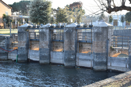 Closing of the lakeの写真素材