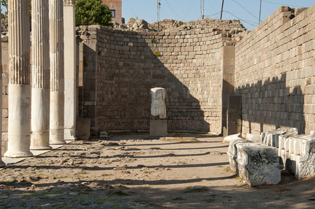 Ancient Greek Ruins In Modern Day Turkey From The Temple Of Trajan