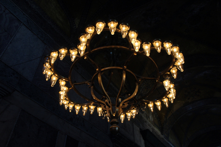 Interior Hagia Sophia, Istanbul, Turkeyのeditorial素材