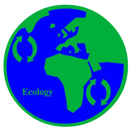 Ecology illustrationの写真素材