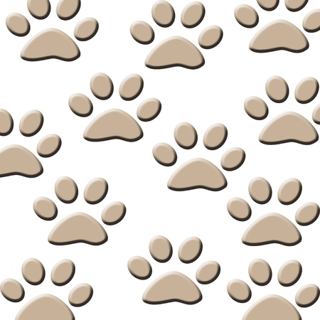 Cat footprintsの写真素材