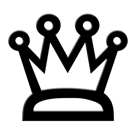 Kings crown illustrationの写真素材