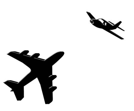 Black 3D planes illustrationの写真素材