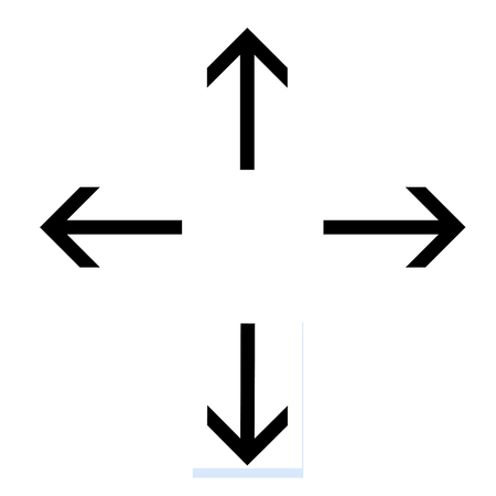 Black arrow iconsの写真素材