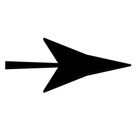 Black arrow iconの写真素材