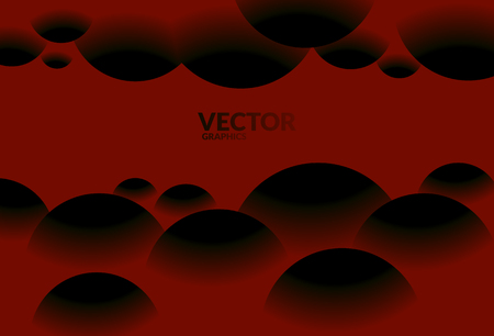 Abstract background with dark fading sphered elementsのイラスト素材