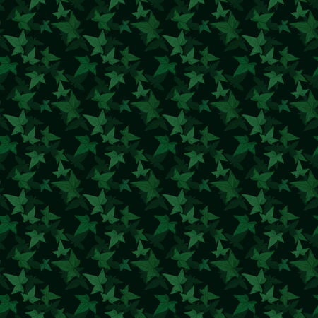 Vector seamless Floral pattern. Background with ivy elements. Plants texture for designのイラスト素材