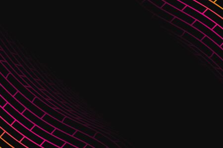 Abstract vector background. Colorful folded grid illustration. Geometrical grid illustration of the dark backgroundのイラスト素材