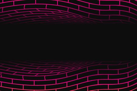 Abstract vector background. Colorful folded grid illustration. Geometrical grid illustration of the dark backgroundのイラスト素材