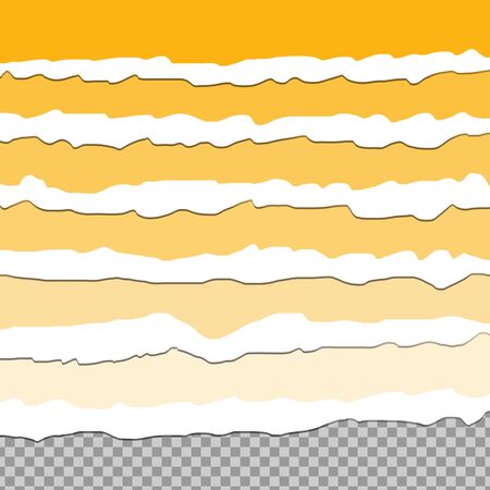 Cut paper set.のイラスト素材