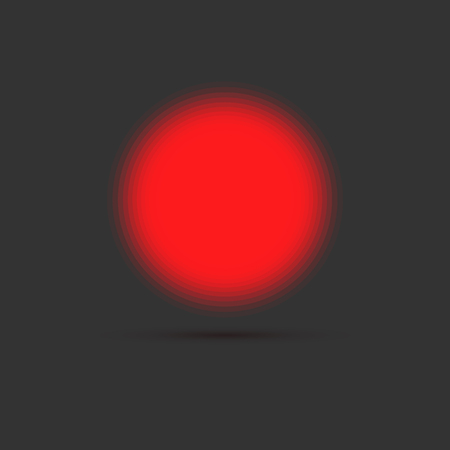 Red fading circles. Simple pain sign illustrationのイラスト素材