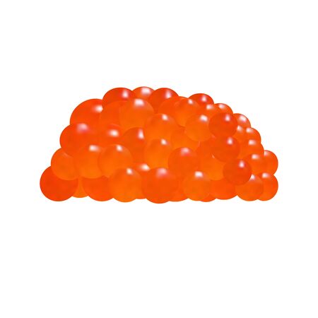 Fish red caviar illustration isolated on white backgroundのイラスト素材