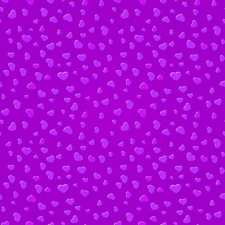 Seamless scattered hearts pattern. Valentines day vivid love backgroundのイラスト素材