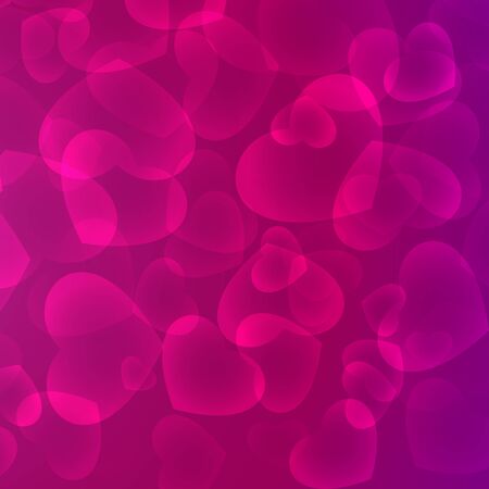 Bright hearts background. Love symbol backdrop. Saint Valentine's illustrationのイラスト素材