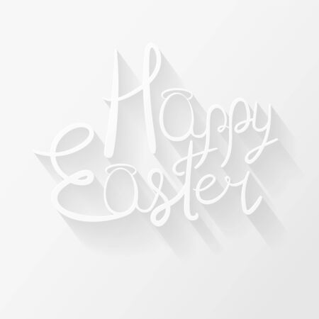 Happy Easter text with egg-shaped A lettersのイラスト素材