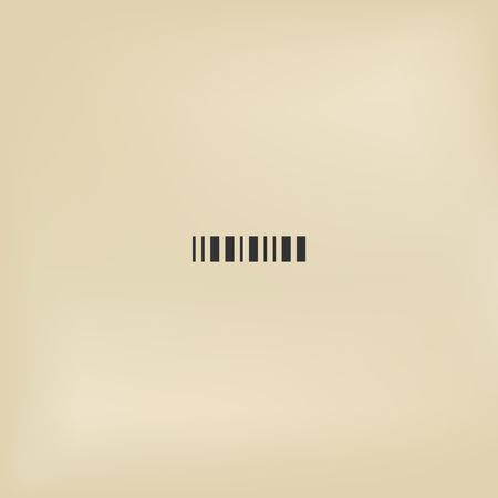 Stripped label code. Simple barcode icon illustrationのイラスト素材