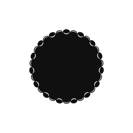 SARS-CoV-2 coronavirus icon. Contemporary virus that causes COVID-19 disease and caused global financial crisisのイラスト素材
