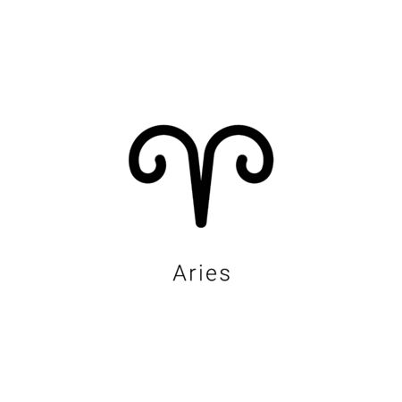 Sign of the zodiac. Aries, the ram.のイラスト素材
