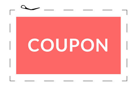 Coupon dotted cut line. Snip frame with a cutline border.のイラスト素材