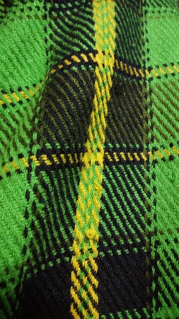 Close-up of Green Blanket Styleの写真素材