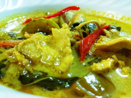 Pork Green Curry Menuの写真素材