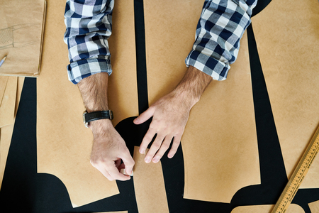 Crop tailor making patternsの写真素材